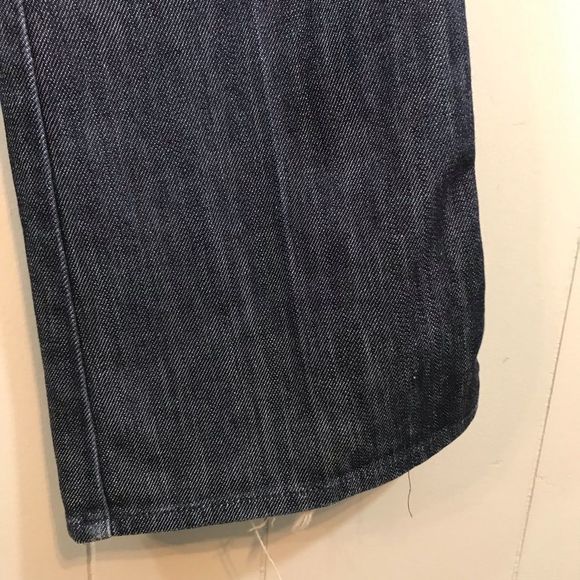 7 for all Mankind 'A' Pocket Blue Slight Stretch Bootcut Low Rise Jeans 6/28 - Picture 6 of 13